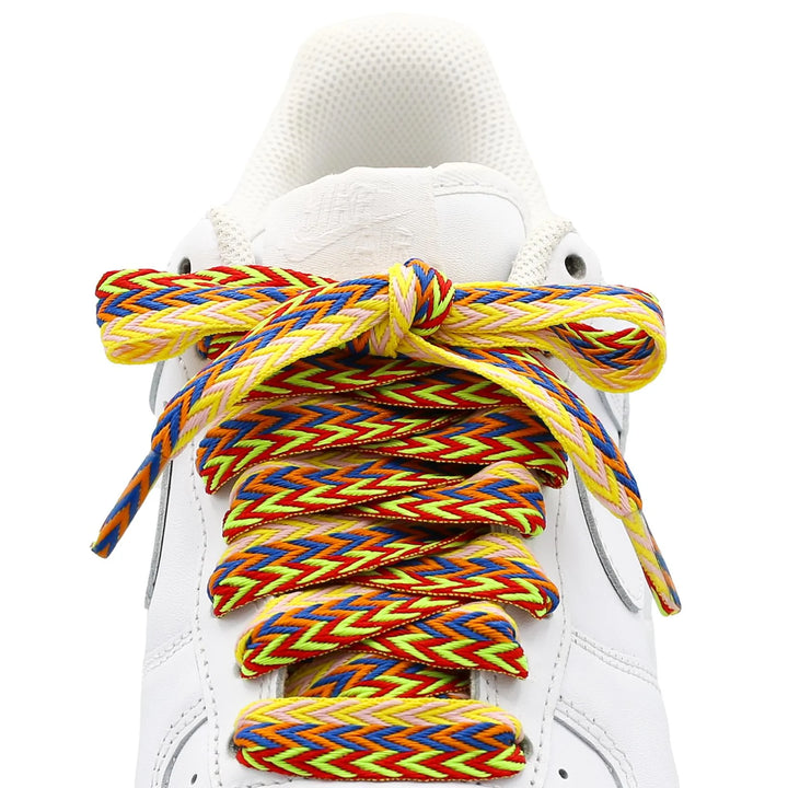 Light Multi Zig-Zag Shoelaces