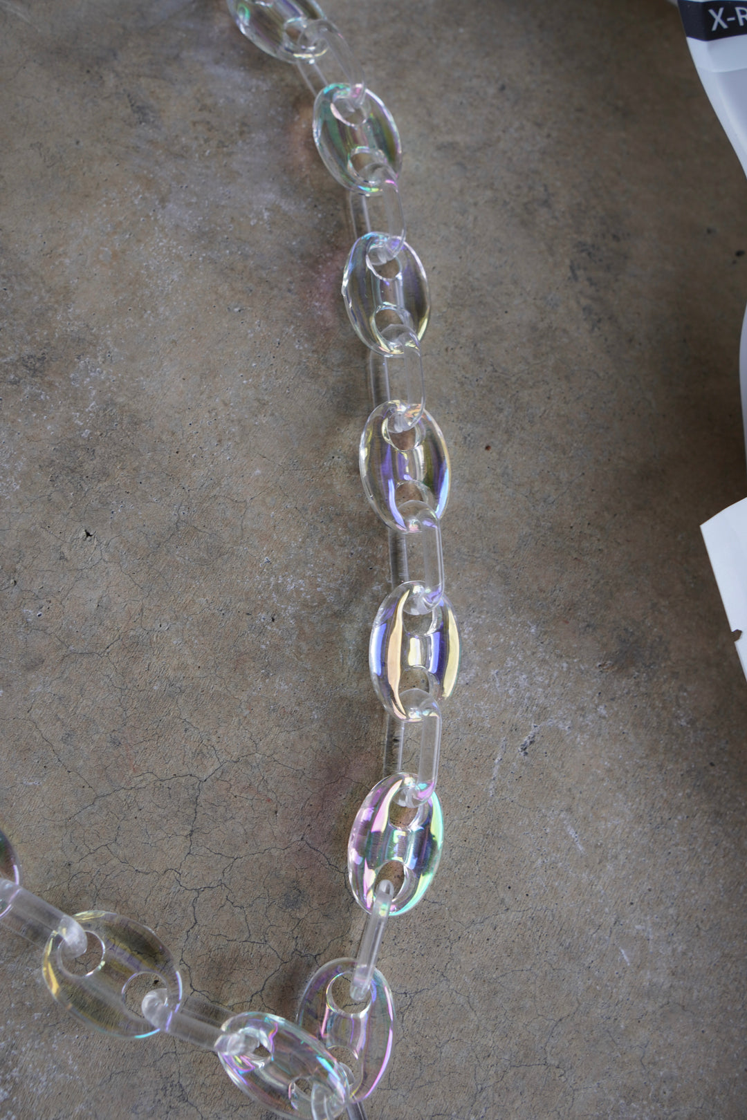 Mini Opal Cross Link Necklace