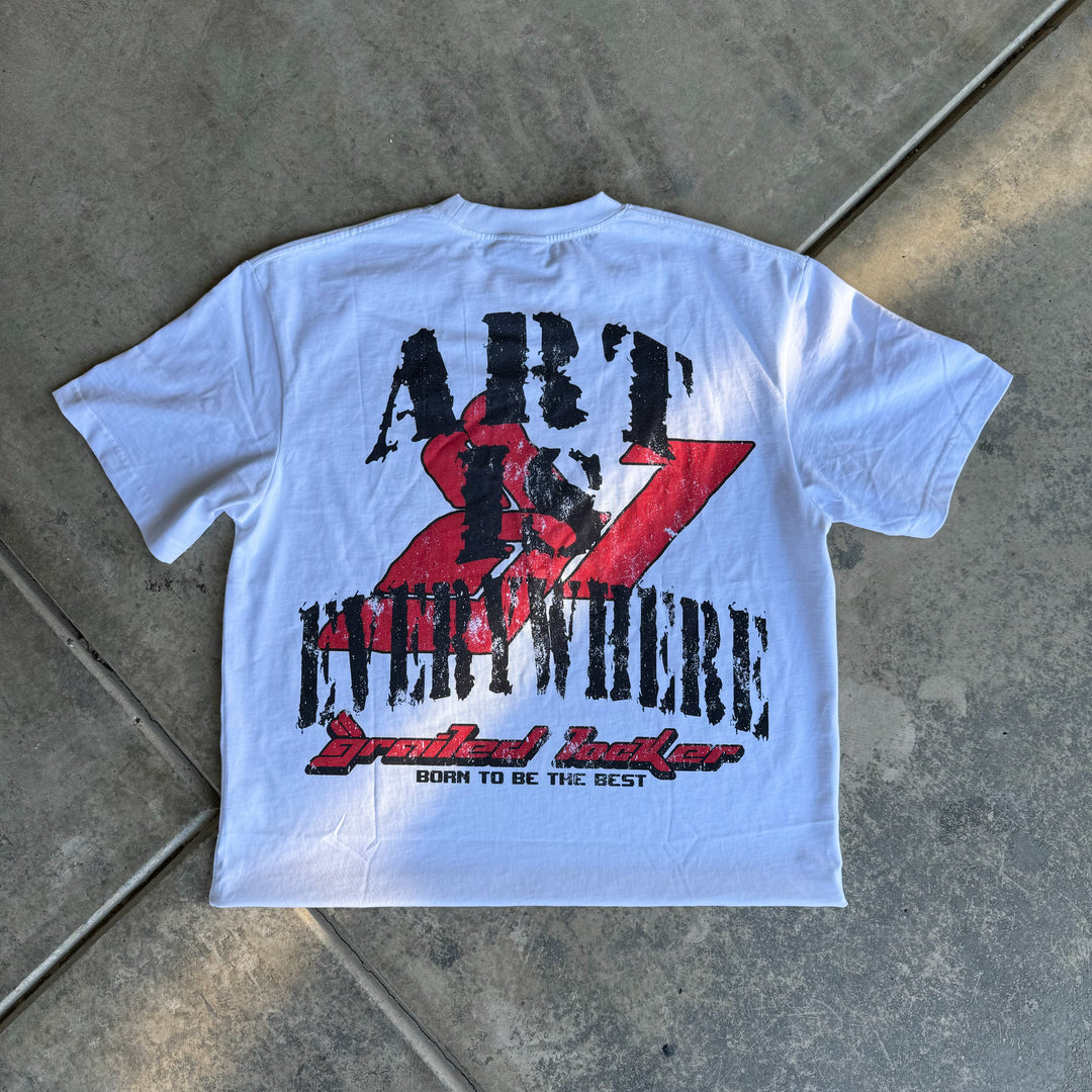 "Art Is Everywhere Tee" (White)