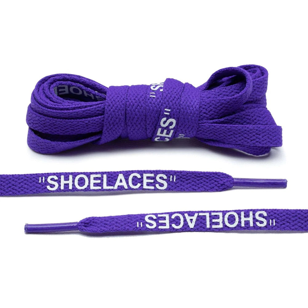 Accessories 002 Rhinestone Shoe Laces purple - SWTrading