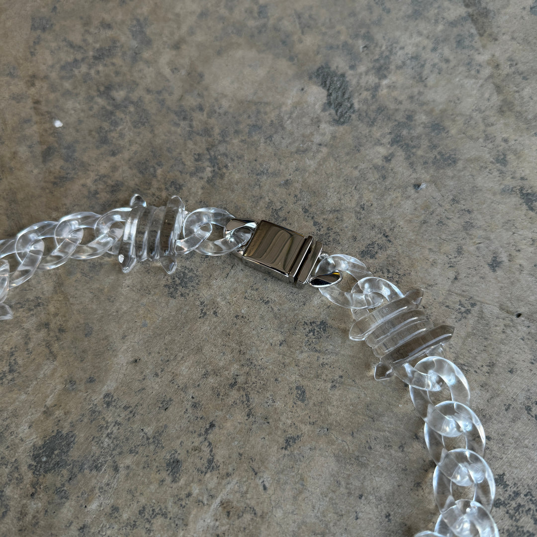 Barbed Wire X-Ray Link Necklace